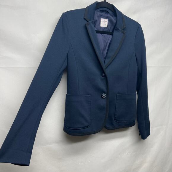 Gap The Academy Blazer Size 2 Button Front Long Sleeve Navy Blue School Boy - Picture 5 of 12